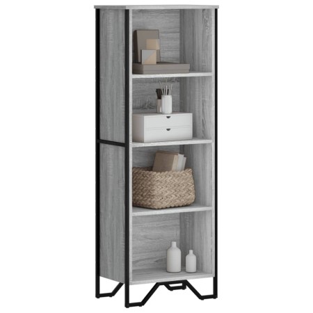 Estantería de madera de ingeniería gris Sonoma 50x31x137,5 cm de , Librerías y estanterías - Ref: Foro24-848612, Precio: 62,2...