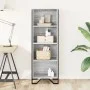 Engineered wood bookshelf in Sonoma grey, 50x31x137.5 cm by , Bookcases and shelves - Ref: Foro24-848612, Price: 61,47 €, Dis...
