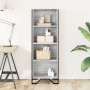 Estantería de madera de ingeniería gris Sonoma 50x31x137,5 cm de , Librerías y estanterías - Ref: Foro24-848612, Precio: 62,2...