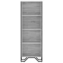 Engineered wood bookshelf in Sonoma grey, 50x31x137.5 cm by , Bookcases and shelves - Ref: Foro24-848612, Price: 61,47 €, Dis...