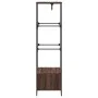 Ingenieurholzschrank in Eichenbraun 90x50x180 cm von , Kommoden-Organizer und Bar-Kleiderbügel - Ref: Foro24-848673, Preis: 1...
