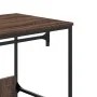 Ingenieurholzschrank in Eichenbraun 90x50x180 cm von , Kommoden-Organizer und Bar-Kleiderbügel - Ref: Foro24-848673, Preis: 1...