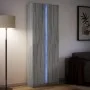 Aparador con LED madera ingeniería gris Sonoma 74x32,5x200 cm de , Aparadores - Ref: Foro24-3307896, Precio: 169,92 €, Descue...