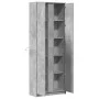 Sideboard mit LED-Beleuchtung, Holzoptik in Grau-Beton, 74x32,5x200 cm. von , Sideboards - Ref: Foro24-3307894, Preis: 168,64...