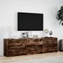 LED-TV-Möbel aus geräucherter Eichen-Ingenieurholz 180x34x50 cm. von , TV-Möbel - Ref: Foro24-3307930, Preis: 162,38 €, Rabat...