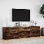 LED-TV-Möbel aus geräucherter Eichen-Ingenieurholz 180x34x50 cm. von , TV-Möbel - Ref: Foro24-3307930, Preis: 163,56 €, Rabat...