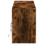 Mueble de TV LED madera ingeniería roble ahumado 180x34x50 cm de , Muebles TV - Ref: Foro24-3307930, Precio: 169,17 €