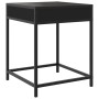 Bedside table with Infinity LED black 40x40x51 cm by , Coffee table - Ref: Foro24-847672, Price: 60,89 €, Discount: %