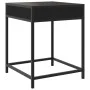 Bedside table with Infinity LED black 40x40x51 cm by , Coffee table - Ref: Foro24-847672, Price: 60,06 €, Discount: %
