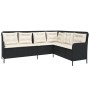 Garden sofa set 2 pieces and black synthetic rattan cushions by , Garden sets - Ref: Foro24-3262079, Price: 414,58 €, Discoun...
