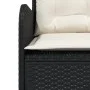 Garden sofa set 2 pieces and black synthetic rattan cushions by , Garden sets - Ref: Foro24-3262079, Price: 451,28 €, Discoun...
