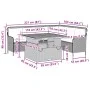 Garden sofa set 2 pieces and brown synthetic rattan cushions by , Garden sets - Ref: Foro24-3262085, Price: 566,92 €, Discoun...