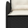 Garden sofa set 2 pieces and black synthetic rattan cushions by , Garden sets - Ref: Foro24-3262087, Price: 446,30 €, Discoun...