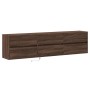 Mueble de TV de pared con LED marrón roble 180x31x45 cm de , Muebles TV - Ref: Foro24-3307939, Precio: 174,74 €, Descuento: %
