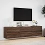 Wand-TV-Möbel mit LED in Eichenbraun 180x31x45 cm von , TV-Möbel - Ref: Foro24-3307939, Preis: 166,01 €, Rabatt: %