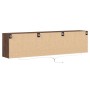 Mueble de TV de pared con LED marrón roble 180x31x45 cm de , Muebles TV - Ref: Foro24-3307939, Precio: 174,74 €, Descuento: %