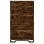 Engineered wood smoked oak bookshelf 80x31x137.5 cm by , Bookcases and shelves - Ref: Foro24-848631, Price: 71,92 €, Discount: %