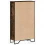 Engineered wood smoked oak bookshelf 80x31x137.5 cm by , Bookcases and shelves - Ref: Foro24-848631, Price: 71,92 €, Discount: %