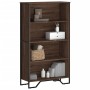 Engineered wood brown oak bookshelf 80x31x137.5 cm by , Bookcases and shelves - Ref: Foro24-848633, Price: 74,98 €, Discount: %
