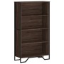 Engineered wood brown oak bookshelf 80x31x137.5 cm by , Bookcases and shelves - Ref: Foro24-848633, Price: 74,98 €, Discount: %