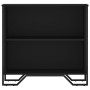 Schwarzes Regal aus Ingenieurholz 80x31x74,5 cm von , Bücherregale und Regale - Ref: Foro24-848619, Preis: 46,11 €, Rabatt: %