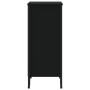 Schwarzes Regal aus Ingenieurholz 80x31x74,5 cm von , Bücherregale und Regale - Ref: Foro24-848619, Preis: 46,11 €, Rabatt: %