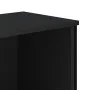 Engineered wood black shelf 80x31x74.5 cm by , Bookcases and shelves - Ref: Foro24-848619, Price: 45,62 €, Discount: %