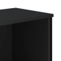 Schwarzes Regal aus Ingenieurholz 80x31x74,5 cm von , Bücherregale und Regale - Ref: Foro24-848619, Preis: 46,11 €, Rabatt: %