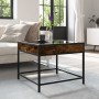 Mitteltisch mit Infinity LED in rauchiger Eiche 50x50x41 cm von , Couchtisch - Ref: Foro24-847679, Preis: 67,82 €, Rabatt: %