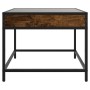 Coffee table with Infinity LED smoked oak 50x50x41 cm by , Coffee table - Ref: Foro24-847679, Price: 67,82 €, Discount: %