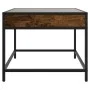 Mesa de centro con Infinity LED roble ahumado 50x50x41 cm de , Mesas de centro - Ref: Foro24-847679, Precio: 66,97 €, Descuen...