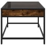 Coffee table with Infinity LED smoked oak 50x50x41 cm by , Coffee table - Ref: Foro24-847679, Price: 67,82 €, Discount: %