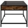 Mesa de centro con Infinity LED roble ahumado 50x50x41 cm de , Mesas de centro - Ref: Foro24-847679, Precio: 66,97 €, Descuen...
