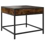 Mesa de centro con Infinity LED roble ahumado 50x50x41 cm de , Mesas de centro - Ref: Foro24-847679, Precio: 66,97 €, Descuen...