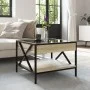 Coffee table with Infinity LED Sonoma oak 50x50x38 cm by , Coffee table - Ref: Foro24-847698, Price: 76,33 €, Discount: %