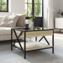 Mesa de centro con Infinity LED roble Sonoma 50x50x38 cm de , Mesas de centro - Ref: Foro24-847698, Precio: 77,31 €, Descuent...