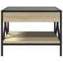 Coffee table with Infinity LED Sonoma oak 50x50x38 cm by , Coffee table - Ref: Foro24-847698, Price: 76,33 €, Discount: %