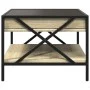 Coffee table with Infinity LED Sonoma oak 50x50x38 cm by , Coffee table - Ref: Foro24-847698, Price: 76,33 €, Discount: %