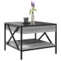 Coffee table with Infinity LED Sonoma gray 50x50x38 cm by , Coffee table - Ref: Foro24-847700, Price: 76,35 €, Discount: %