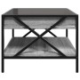 Coffee table with Infinity LED Sonoma gray 50x50x38 cm by , Coffee table - Ref: Foro24-847700, Price: 76,35 €, Discount: %
