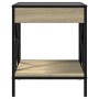 Coffee table with Infinity LED Sonoma oak 40x40x49 cm by , Coffee table - Ref: Foro24-847693, Price: 66,40 €, Discount: %