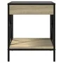 Coffee table with Infinity LED Sonoma oak 40x40x49 cm by , Coffee table - Ref: Foro24-847693, Price: 65,34 €, Discount: %