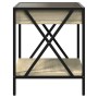 Coffee table with Infinity LED Sonoma oak 40x40x49 cm by , Coffee table - Ref: Foro24-847693, Price: 66,40 €, Discount: %