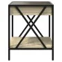 Coffee table with Infinity LED Sonoma oak 40x40x49 cm by , Coffee table - Ref: Foro24-847693, Price: 65,34 €, Discount: %