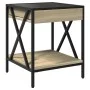 Coffee table with Infinity LED Sonoma oak 40x40x49 cm by , Coffee table - Ref: Foro24-847693, Price: 65,34 €, Discount: %