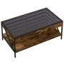 Coffee table with Infinity LED smoked oak 90x50x38 cm by , Coffee table - Ref: Foro24-847709, Price: 97,01 €, Discount: %