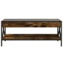 Coffee table with Infinity LED smoked oak 90x50x38 cm by , Coffee table - Ref: Foro24-847709, Price: 97,01 €, Discount: %