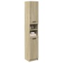 Armario de baño madera ingeniería roble Sonoma 32x34x188,5 cm de , Muebles de baño - Ref: Foro24-849656, Precio: 79,56 €