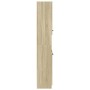 Armario de baño madera ingeniería roble Sonoma 32x34x188,5 cm de , Muebles de baño - Ref: Foro24-849656, Precio: 79,56 €