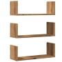 Wandregale 3 Stück aus Kunstholzhandwerk 58x18x18 cm von , Regale und Regale - Ref: Foro24-853289, Preis: 30,14 €, Rabatt: %